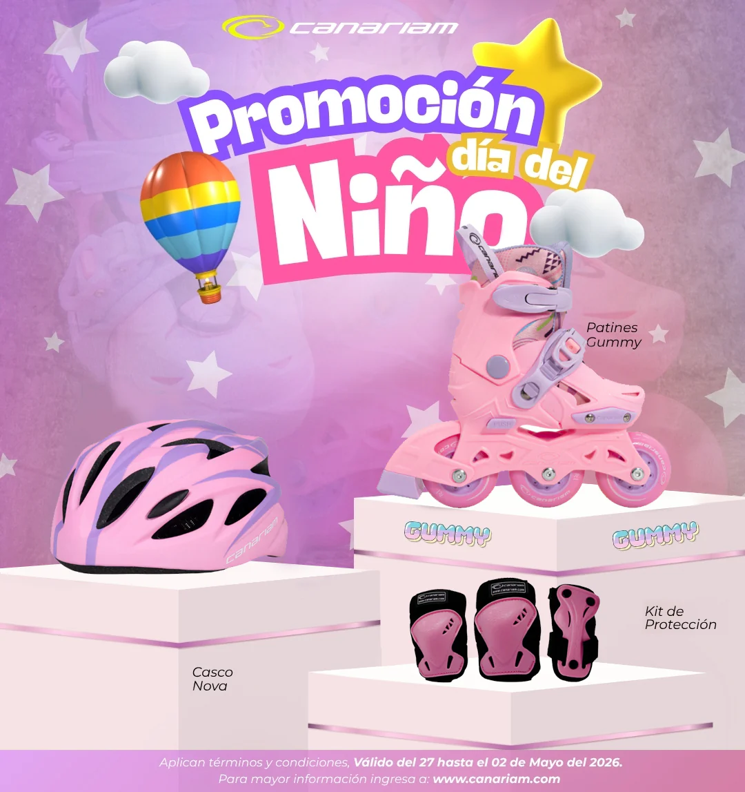 Promo día del niño: 1 Par de patines Gummy Rosa + 1 Casco Nova + 1 Kit de protección C1 - Image 3