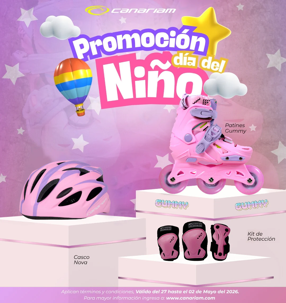 Promo día del niño: 1 Par de patines Gummy Rosa + 1 Casco Nova + 1 Kit de protección C1 - Image 4