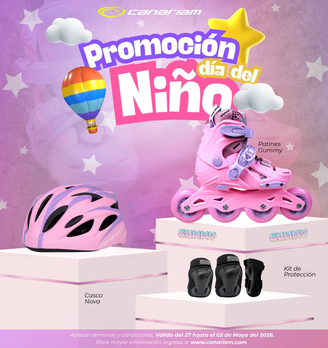 Promo día del niño: 1 Par de patines Gummy Rosa + 1 Casco Nova + 1 Kit de protección C1 - Image 6