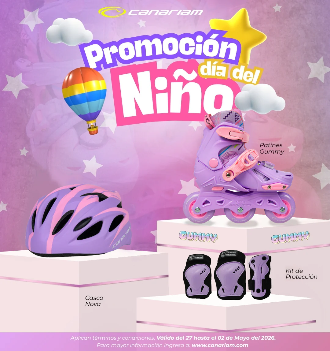 Promo día del niño: 1 Par de patines Gummy Lila + 1 Casco Nova + 1 Kit de protección C1 - Image 3