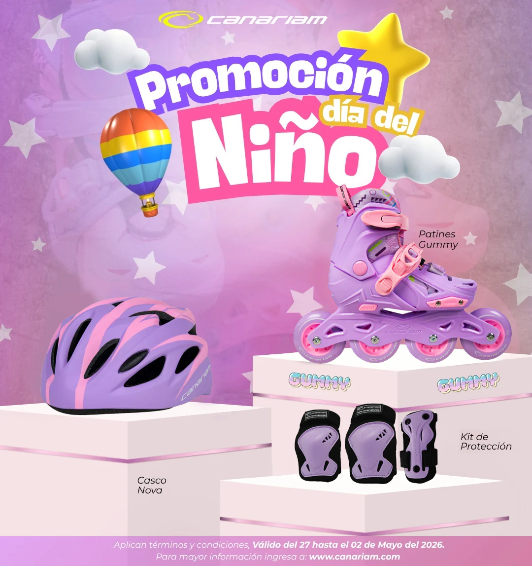 Promo día del niño: 1 Par de patines Gummy Lila + 1 Casco Nova + 1 Kit de protección C1 - Image 4