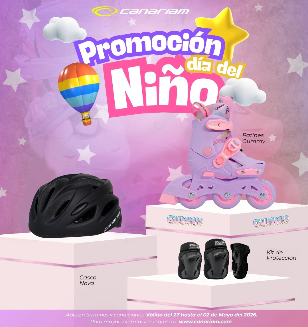 Promo día del niño: 1 Par de patines Gummy Lila + 1 Casco Nova + 1 Kit de protección C1 - Image 5